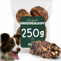 Produktbild von Breers Pet Food Rinderkehlköpfe getrocknet 250g Hundeleckerlie getreidefrei und zuckerfrei