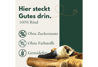 Breers Pet Food Rinderkopfhaut mit Fell getrocknet Hundekausnack getreidefrei 2 kg – Bild 1 von 2