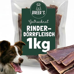 Breers Pet Food Rinderschlund getrocknet 1 kg getreidefrei und zuckerfrei für Hunde – Bild 1 von 8