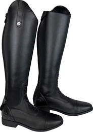 Breite Reitstiefel Damen York Arya aus Kunstleder Schwarz Größe 41 – Bild 1 von 1
