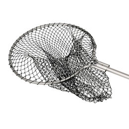Produktbild von Breker Alukescher mit Teleskopstange aus Kunststoff für Hühner und Fische in Silber