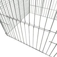 Produktbild von Breker Ausstellungskäfig für Geflügel mit 5 Abteilungen aus Metall in Silber