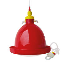 Produktbild von Breker Automatiktränke Niederdruck für Geflügel und Hühner aus Kunststoff in Rot