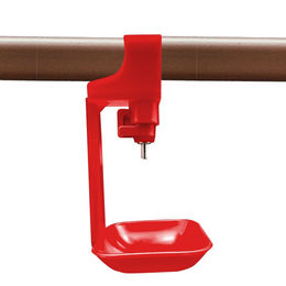 Breker Automatische Nippeltränke für Geflügel aus Kunststoff in Rot – Bild 1 von 1