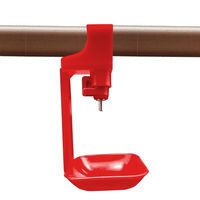 Produktbild von Breker Automatische Nippeltränke für Geflügel aus Kunststoff in Rot