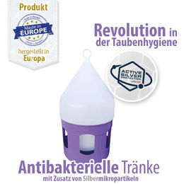 Produktbild von Breker Automatischer Trinkspender für Tauben aus Kunststoff in Lila 3,5 Liter
