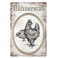 Produktbild von Breker Blechschild Vintage Hühnerstall für Hühner