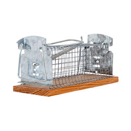 Produktbild von Breker Drahtkastenfalle für Mäuse 15 cm Silber