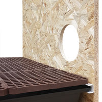 Produktbild von Breker Durchschlupf für Holzkäfige Braun für Kaninchen
