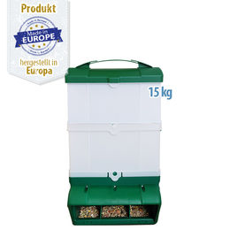 Produktbild von Breker Futterautomat für Geflügel aus Kunststoff in Grün 15 kg