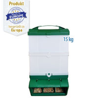 Produktbild von Breker Futterautomat für Geflügel aus Kunststoff in Grün 15 kg