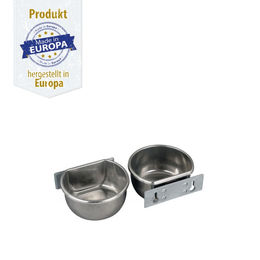 Breker Futternapf aus Edelstahl mit Halteplatte Silber 300 ml – Bild 1 von 3