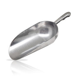 Breker Futterschaufel aus Aluminium 600 ml Silber runde Ausführung – Bild 1 von 2
