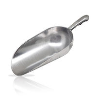 Produktbild von Breker Futterschaufel aus Aluminium 600 ml Silber runde Ausführung