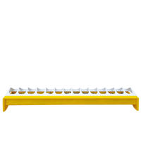 Produktbild von Breker Futtertrog für Hühner aus Kunststoff Gelb 50 cm