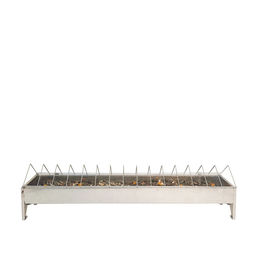 Produktbild von Breker Futtertrog für Hühner verzinktes Metall 75 x 14 cm