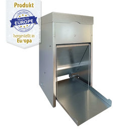 Breker Geflügel Futterautomat aus Metall mit Trittklappe 8 kg für Hühner Enten und Wachteln – Bild 1 von 5