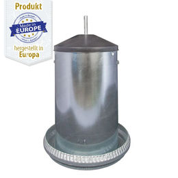 Breker Geflügel Futterautomat aus verzinktem Metall für Hühner und Wachteln 18 kg – Bild 1 von 5