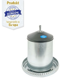 Breker Geflügel Futterautomat aus verzinktem Metall für Hühner und Wachteln 5 kg – Bild 1 von 4