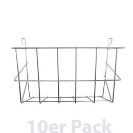 Produktbild von Breker Heuraufe aus Metall verzinkt 25 cm 10er Pack für Kaninchen und Kleintiere