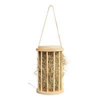Produktbild von Breker Heuraufe Heutrommel aus Holz in Natur Braun 25 x 15 cm