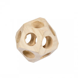 Produktbild von Breker Holz Futterball Natur Knabberspielzeug zum Foraging