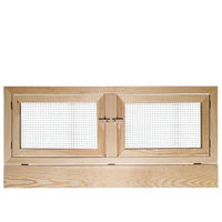 Produktbild von Breker Holzvorderfront für Kaninchenställe mit Pendel 126 cm