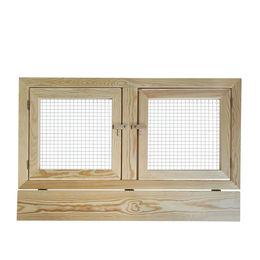 Breker Holzvorderfront mit Pendel für Kaninchenställe 100 cm – Bild 1 von 3