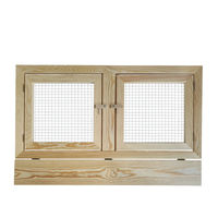 Produktbild von Breker Holzvorderfront mit Pendel für Kaninchenställe 100 cm
