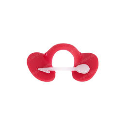 Produktbild von Breker Hühnerbrille mit Stäbchen in Rot für Hühner