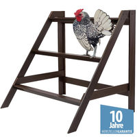 Produktbild von Breker Hühnerleiter Sitzstange für Hühner aus Holz-Kunststoff-Verbundstoff XL Braun