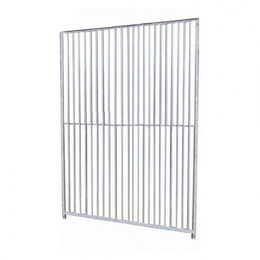Produktbild von Breker Hundezaun Zwingerelement Rohrstabelement aus Metall Silber 1,5 m