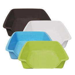 Produktbild von Breker Kaninchen Toilette und Meerschweinchen Käfigtoilette aus Kunststoff 37 x 27 cm bunt