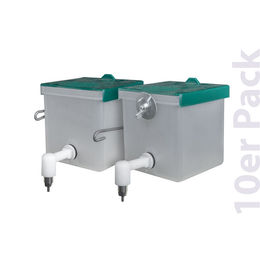 Produktbild von Breker Kaninchen Trinkflasche Megaflasche aus Kunststoff transparent 10er Pack
