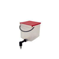 Produktbild von Breker Kaninchen Trinkflasche und Nagertränke mit Klappdeckel aus Kunststoff 500 ml transparent