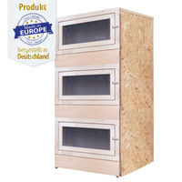 Produktbild von Breker Kaninchenstall aus Holz für Kaninchen und Meerschweinchen Natur