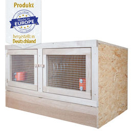 Breker Kaninchenstall für Kaninchen und Meerschweinchen aus Holz 126 x 62,5 cm – Bild 1 von 7