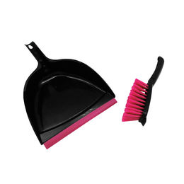 Produktbild von Breker Kehrschaufel mit Besen aus Kunststoff in Rosa