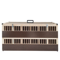 Produktbild von Breker Kleintier-Transportbox aus Holz in Natur Braun für Meerschweinchen, Hühner oder Tauben