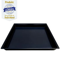 Produktbild von Breker Kotwanne aus Kunststoff für Hühner, Enten und Nager Schwarz 100 x 120 cm 3er Pack
