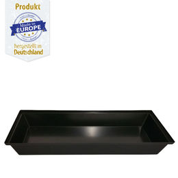 Breker Kotwanne aus Kunststoff für Hühnerställe Schwarz 100 x 70 cm 70 l – Bild 1 von 8