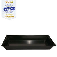 Produktbild von Breker Kotwanne aus Kunststoff für Hühnerställe Schwarz 100 x 70 cm 70 l