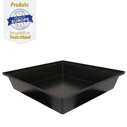Breker Kotwanne aus Kunststoff für Kaninchen Schwarz 60 x 60 cm 36 l PE zertifiziert – Bild 1 von 6