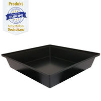 Produktbild von Breker Kotwanne aus Kunststoff in Schwarz 100 x 100 cm ca. 120 l