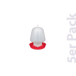 Produktbild von Breker Kugeltränke für Geflügel aus Kunststoff in Rot 5er Pack