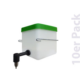 Produktbild von Breker Nagetier Trinkflasche mit Klappdeckel aus Kunststoff 500 ml 10er Pack Transparent