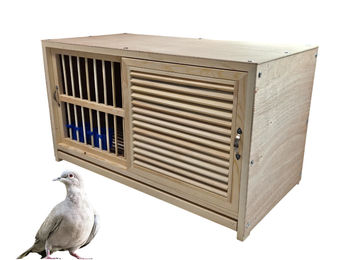 Produktbild von Breker Nistkasten Taubenzelle aus Holz mit 2 Abteilen und Schiebetüren