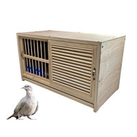 Produktbild von Breker Nistkasten Taubenzelle aus Holz mit 2 Abteilen und Schiebetüren