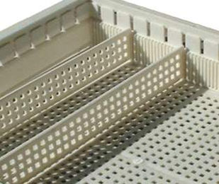 Produktbild von Breker Raster für Wenderahmen aus Kunststoff in Beige für Brutmaschinen
