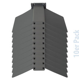 Breker Sitzbrettchen für Tauben aus Kunststoff Grau 10er Pack – Bild 1 von 5